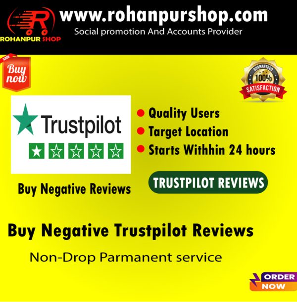 Buy Trustpilot Negative Reviews