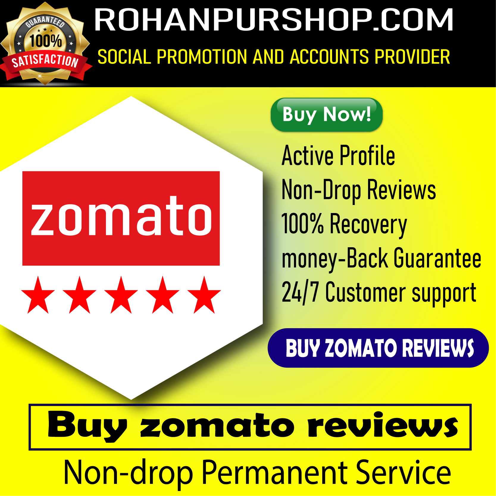 Buy Zomato Reviews - Zomato Reviews Buy